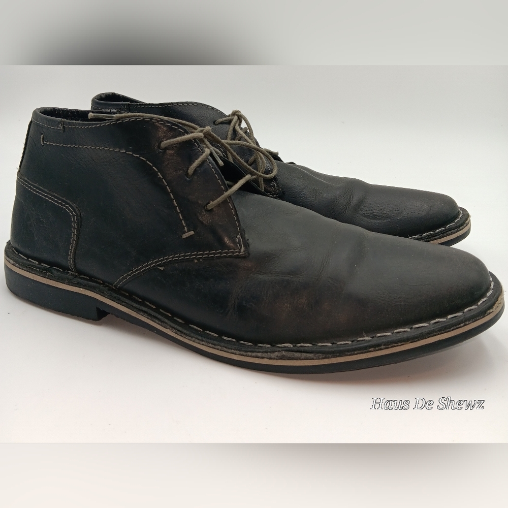 Steve Madden Men's Harken Chukka Boot - Black - 12